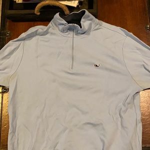 Light blue vineyard vines XS 1/4 zip-up sweater